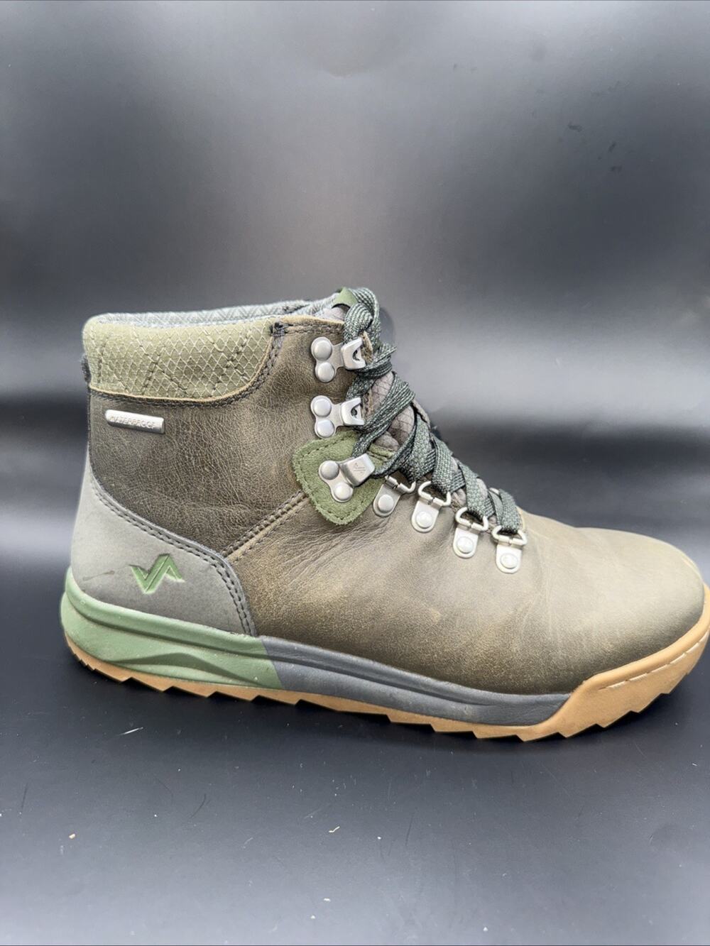 Forsake Patch Mid Hiking Boots Women's Size 8.5 Green Waterproof Shoes